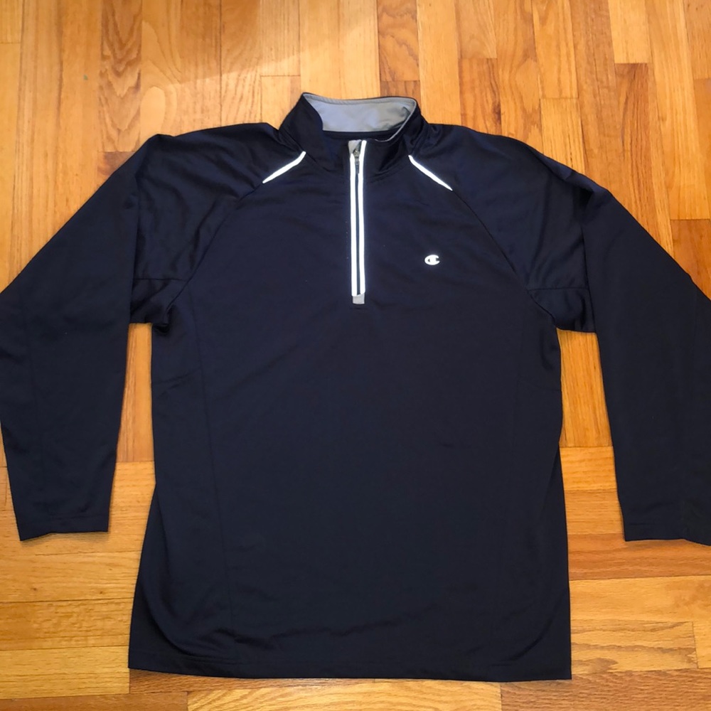 Champion Half Zip Navy Pullover Like new